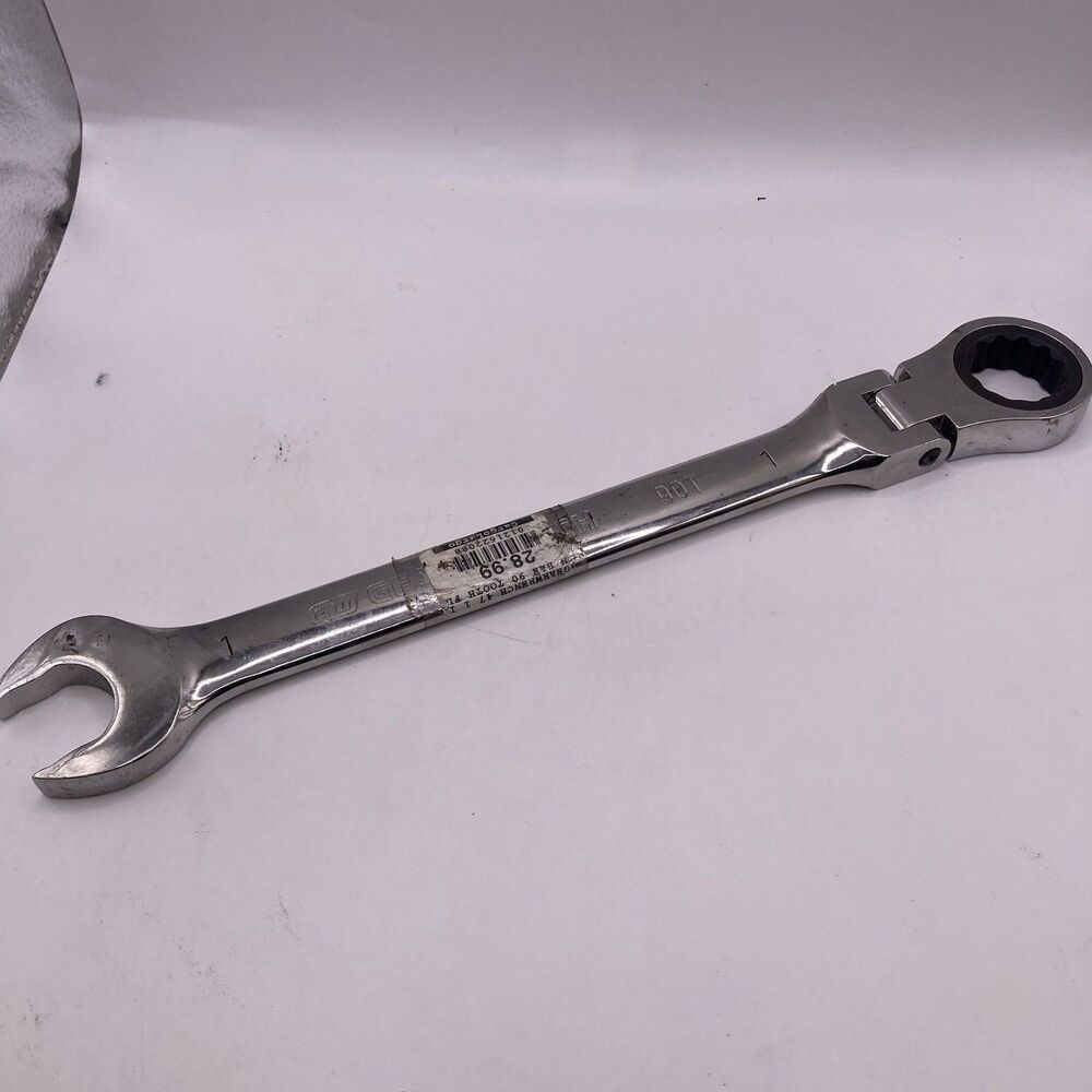 Gearwrench Flex head Ratchet 1” Combination Wrench